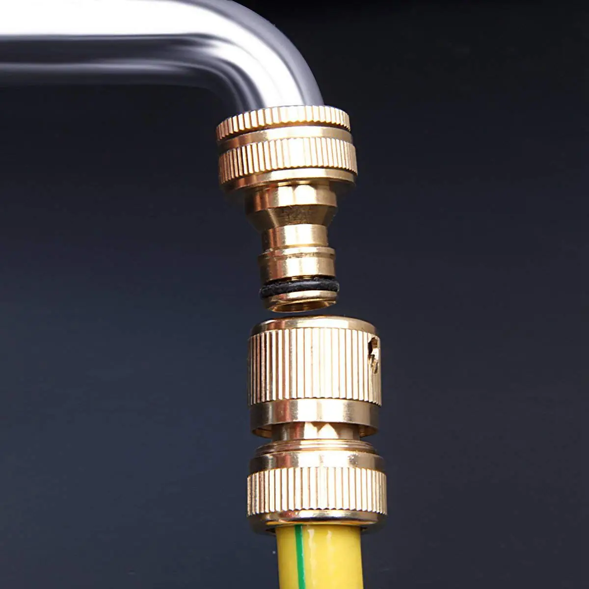Новый 2 шт латунный садовый шланг/Hosepipe соединитель крана 1/2 дюйма и 3/4 в 1 женский