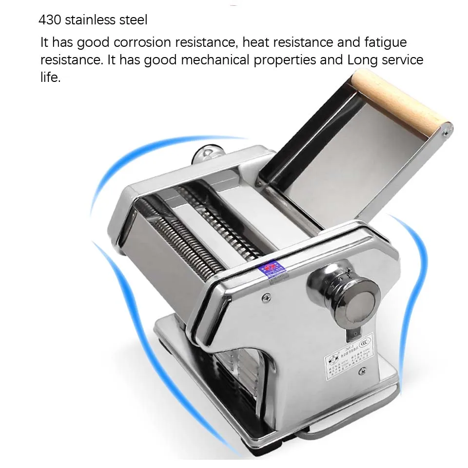 

220V Multifunctional Electric Wonton Dumpling Skin Maker Electric Noodle Machine Thickness Adjustment Press Dough Make Noodles