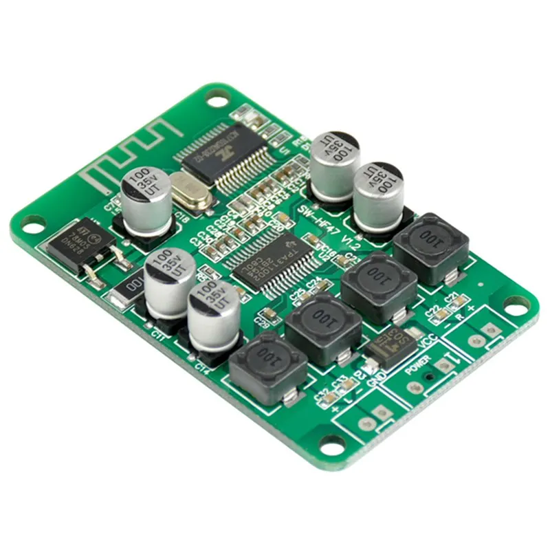 2X 15W Tpa3110 Audio Amplifier Board Digital Stereo Wireless Bluetooth Power Amp | Электроника