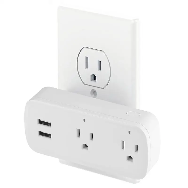 WiFi Smart USB переключатель питания синхронизация голосового управления 2 порта
