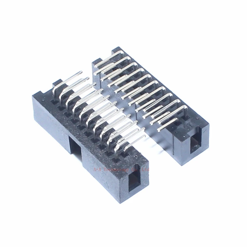 10 шт. DC3-20P 2 54 мм Шаг JTAG ISP разъем правый угол idc коробки заголовки PCB двухрядный 2x10PIN