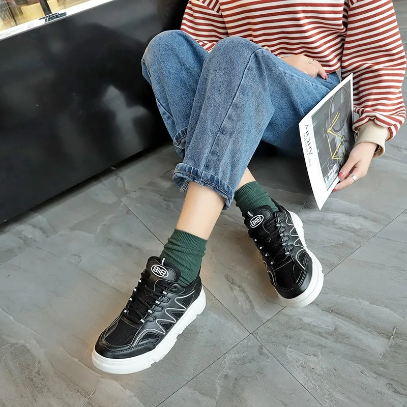 MOSOPRO/Женская обувь сезон весна белые кроссовки спортивная прогулочные осенние