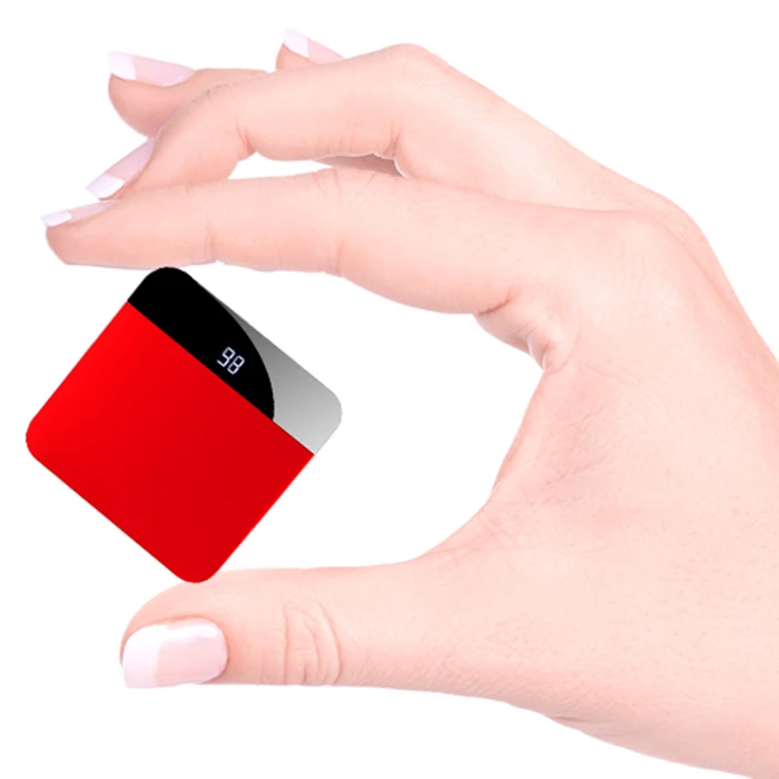 Ультратонкая зеркальная мини зарядка для мобильных устройств 8000 мАч|Внешние