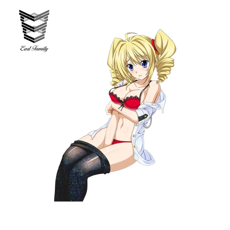 EARLFAMILY 3D сексуальные автомобильные наклейки для старшей школы DxD Ravel Phenex