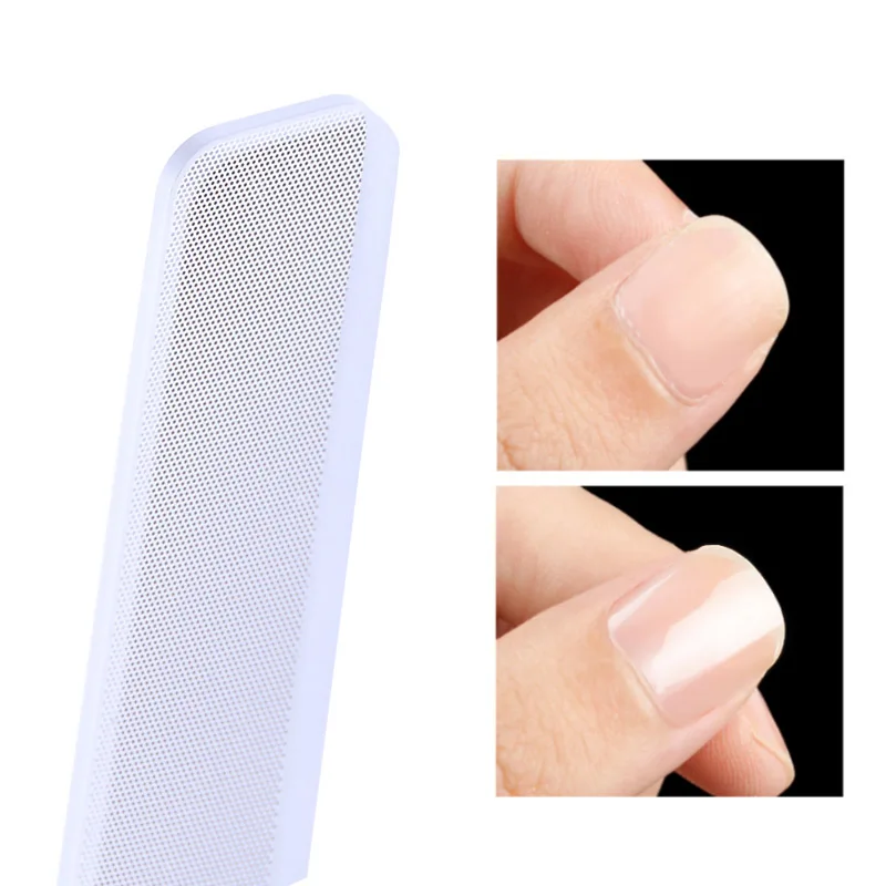 

WiRinef 1Pcs Gradient Nano Glass Nail File Polish Shiny Buffer Cleanable Grinding Manicure Nail Art Tool