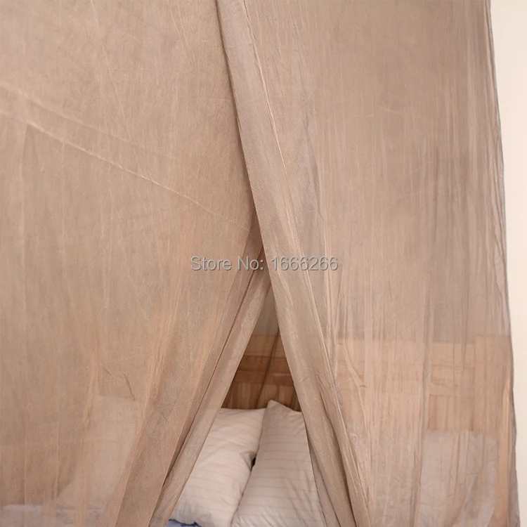 

EMF Blocking Bed Canopy Square Mosquito Nets For Family Use