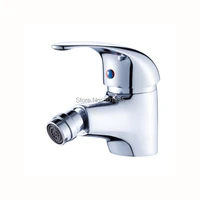 brass material chrome plated cold hot water of bidet faucet