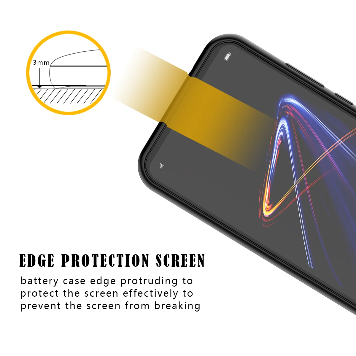 Чехол для зарядного устройства Huawei P20 Lite/Nova 3e чехол с внешним аккумулятором