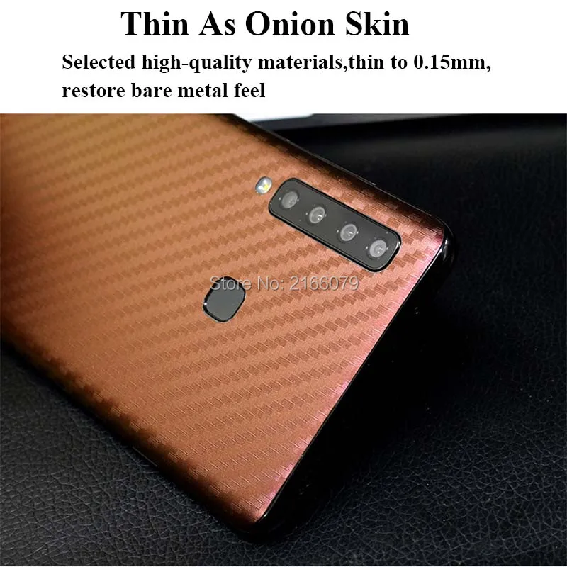 3D градиентная задняя панель из углеродного волокна для Samsung Galaxy A6s A7 A8 Plus A8s A9 2018 A9s