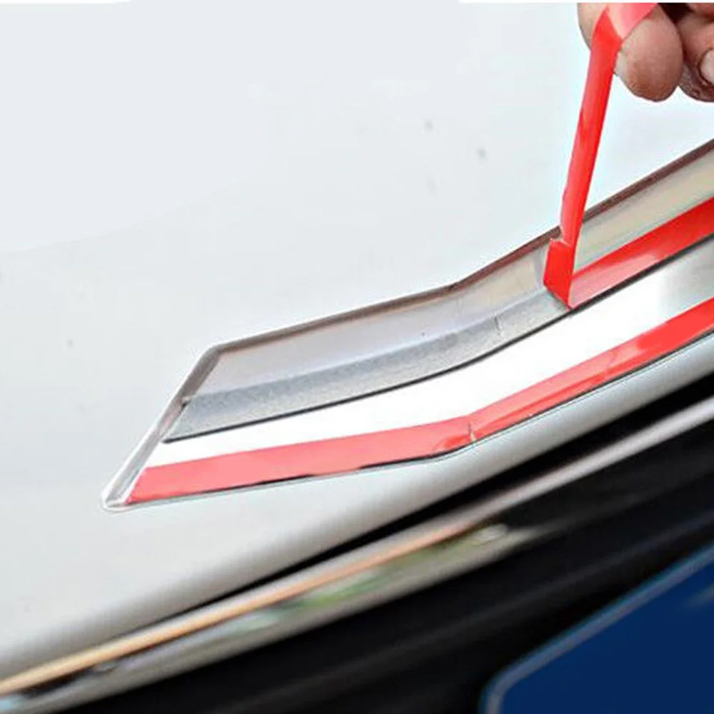 1 пара серебряных хромированных автомобильных левых и правых передних фар рамка