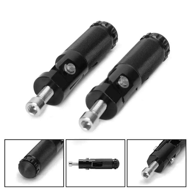 2pcs Motorcycle Aluminium Alloy Folding Footpeg Footrest Rear Rest Pedals | Автомобили и мотоциклы