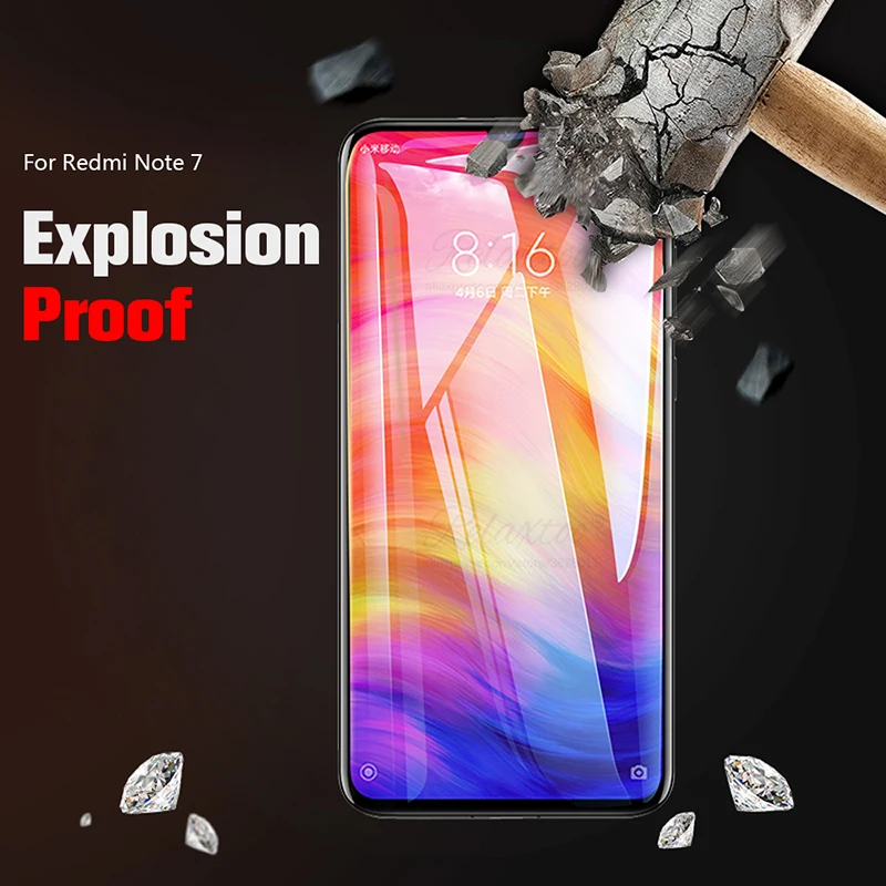 Закаленное стекло 9D с полным покрытием для Xiaomi redmi note 7 Защита экрана xiomi Redmi note7 pro