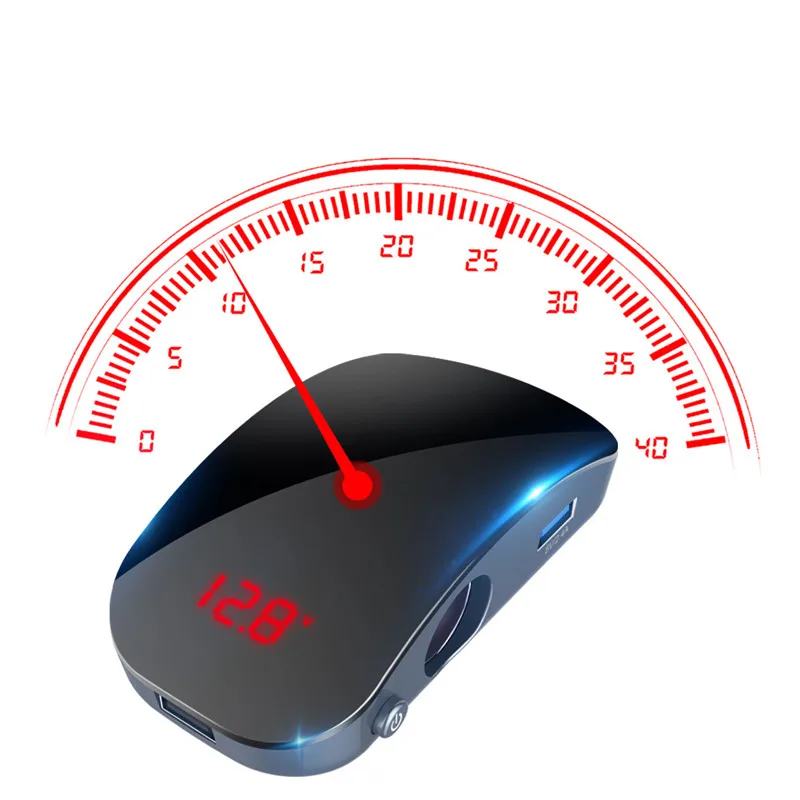 Многонаправленное автомобильное зарядное устройство BC22 розетка прикуривателя