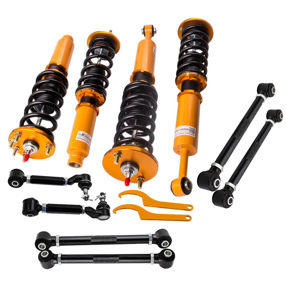 Полный набор из 24 предметов Комплект Coilover для Honda Accord 03 07 + 6 шт. задних рычагов