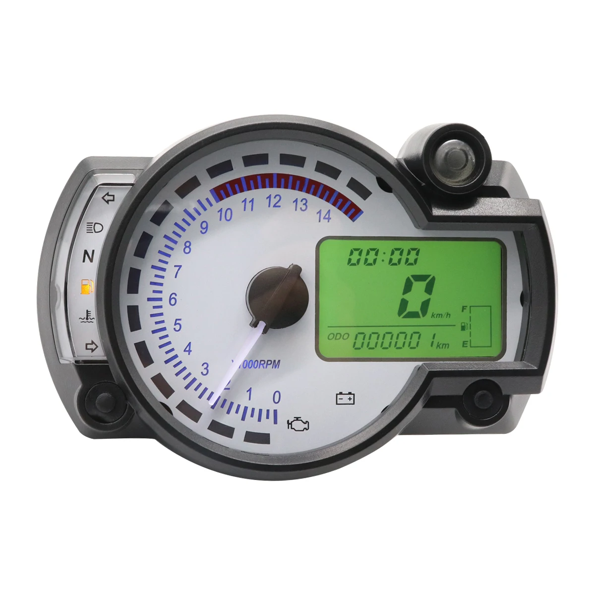 Регулируемый мотоцикл цифровой спидометр измерительное устройство с ЖК экраном