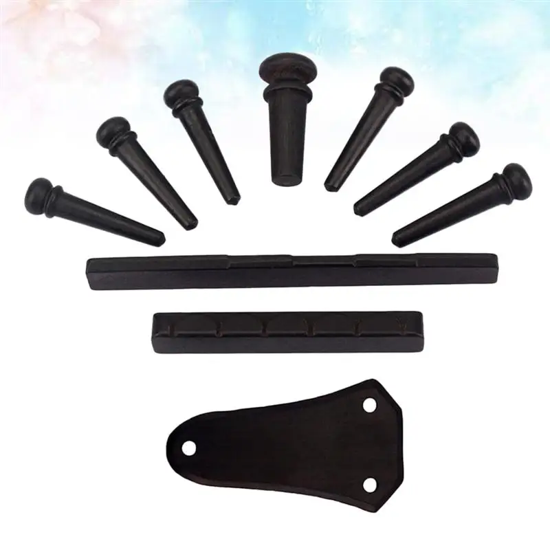 10 шт. Высокое качество палисандр давление Колки для струн булавки гитары мост