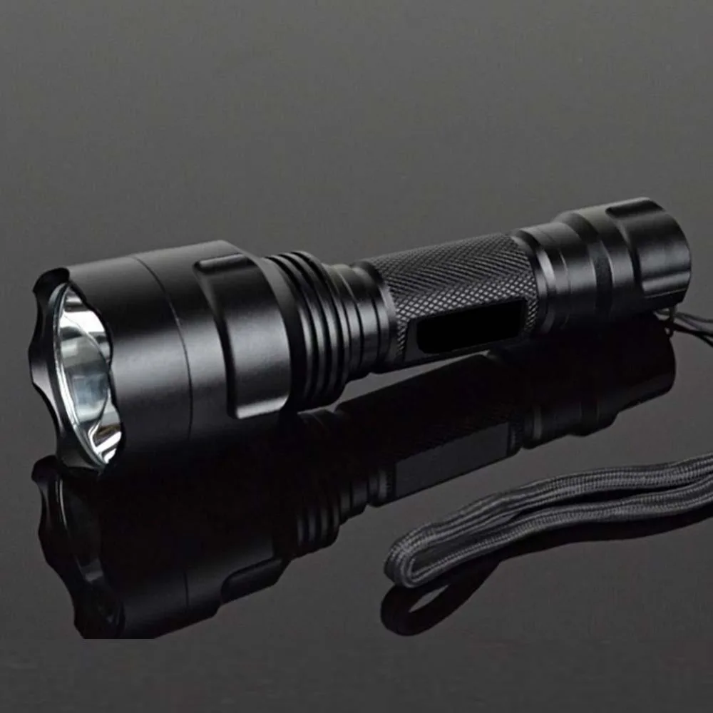2019 Новый 2000LM фонарик Q5 LED 3 режима C8 Handy открытый светодиодные лампы факел Алюминий