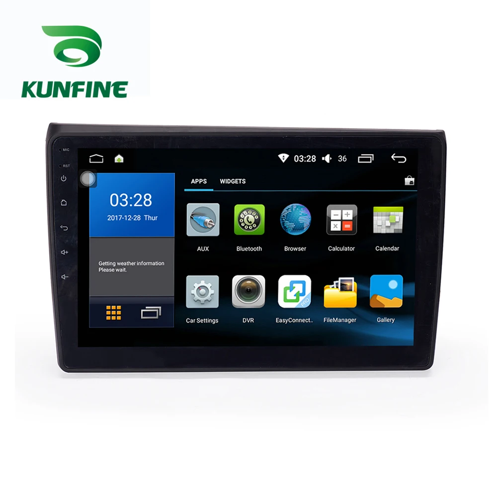 Восьмиядерный 1024*600 Android 8 1 автомобильный DVD GPS навигационный плеер Deckless стерео для