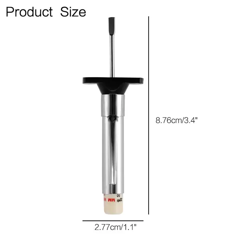 

AOZBZ Tyre Measuring Pen Color Coded Universal Tyre Tread Depth Measuring Tool Cylindrical 25mm Depth Gauge