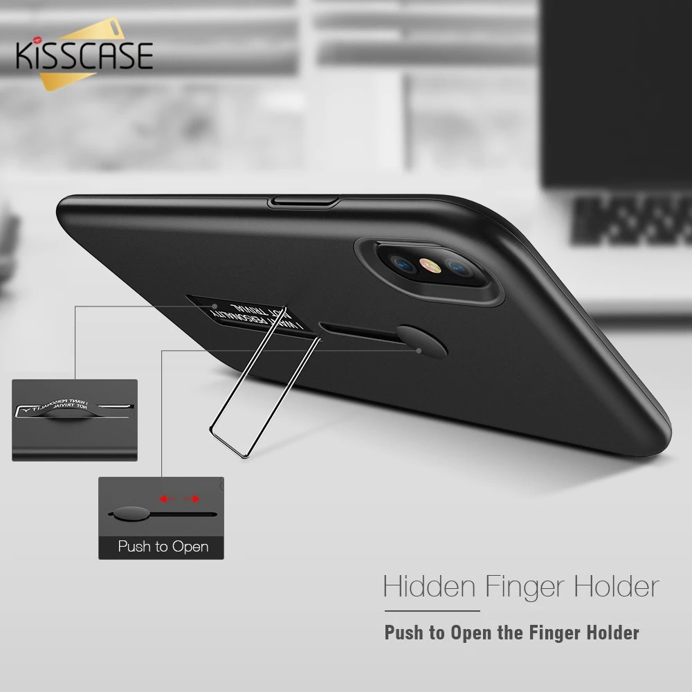 KISSCASE кольцо подставка держатель чехол для iPhone X 10 8 7 6S 6 Plus крутой ПК ТПУ Телефон 5 5S