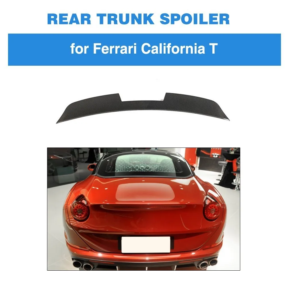Задний багажник губ для Ferrari California T Base Convertible 2 дверный купе 2015 2018 задний спойлер
