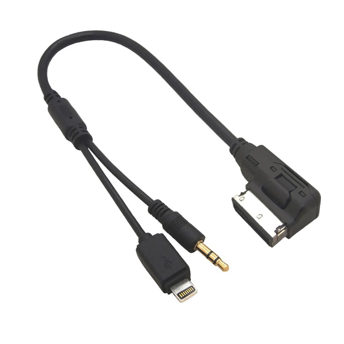 

CY Media In AMI MDI to Stereo 3.5mm Audio Aux Adapter Cable for Car VW AUDI 2014 A4 A6 Q5 Q7
