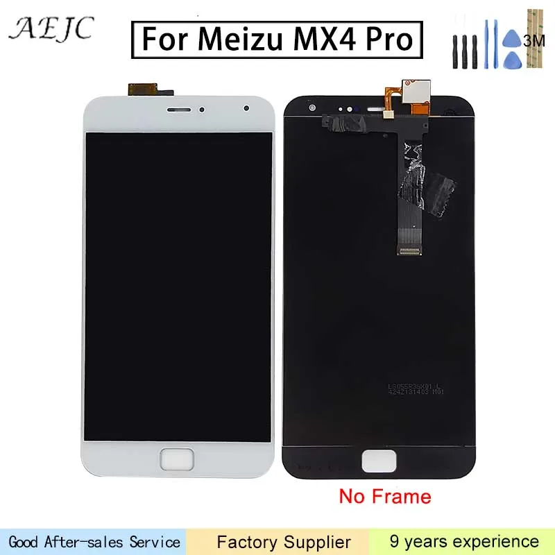 Для MEIZU MX4 Pro MX 4 ЖК-дисплей кодирующий преобразователь сенсорного экрана в сборе