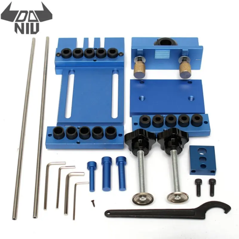 

Набор приспособлений для скрепления штифтов DANIU Blue с 5 метрическими дюбелями 6 мм/8 мм/10 мм для работы с деревом, высококачественный перфориру...