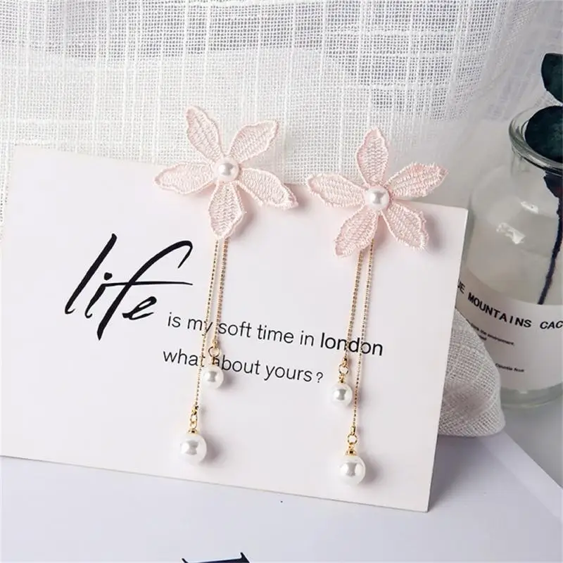 Women Beautiful Simple Faux Pearl Flower Ornaments | Украшения и аксессуары