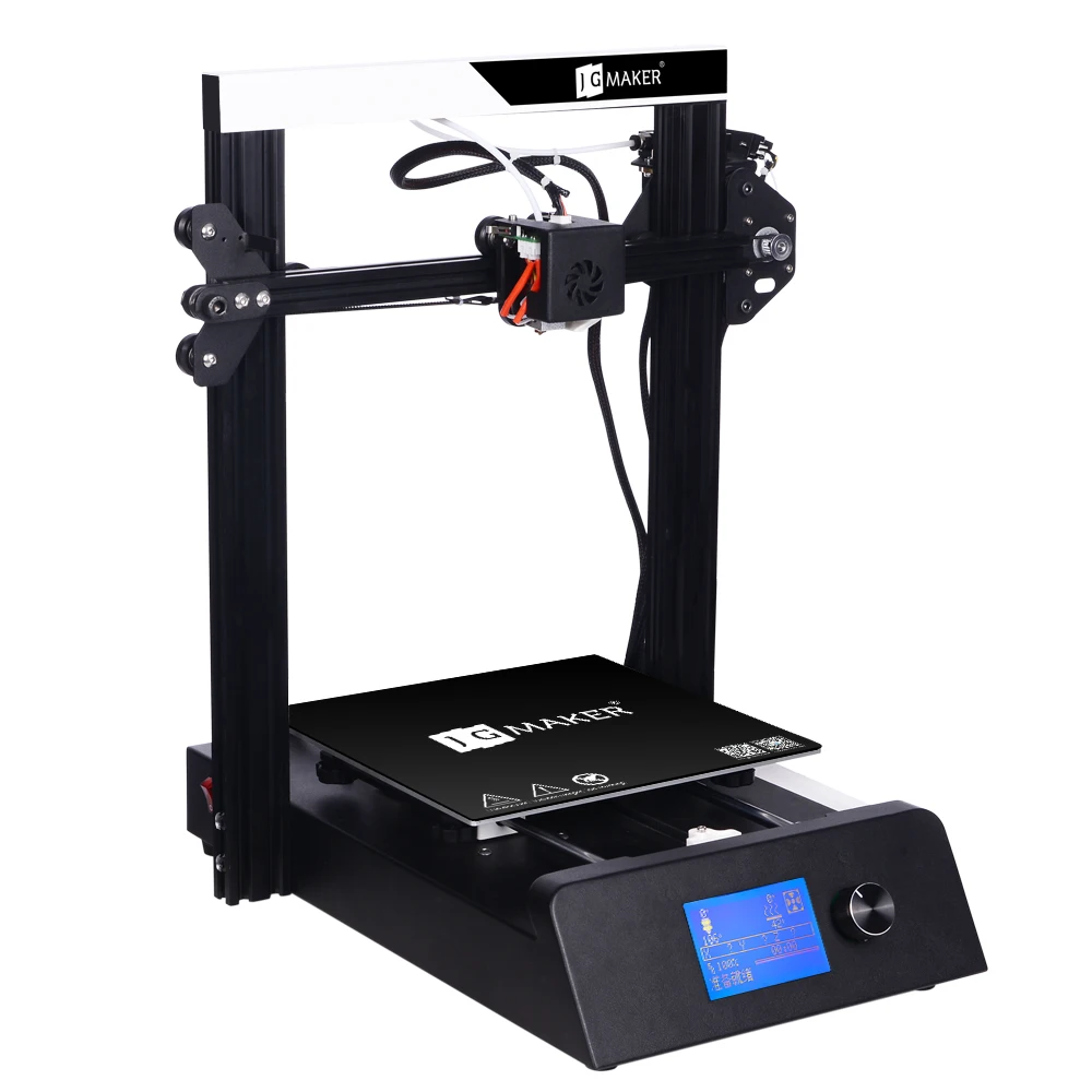 Оригинальный JGAURORA Magic DIY 3d Принтер Высокоточный металлический каркас набор 220x220x250