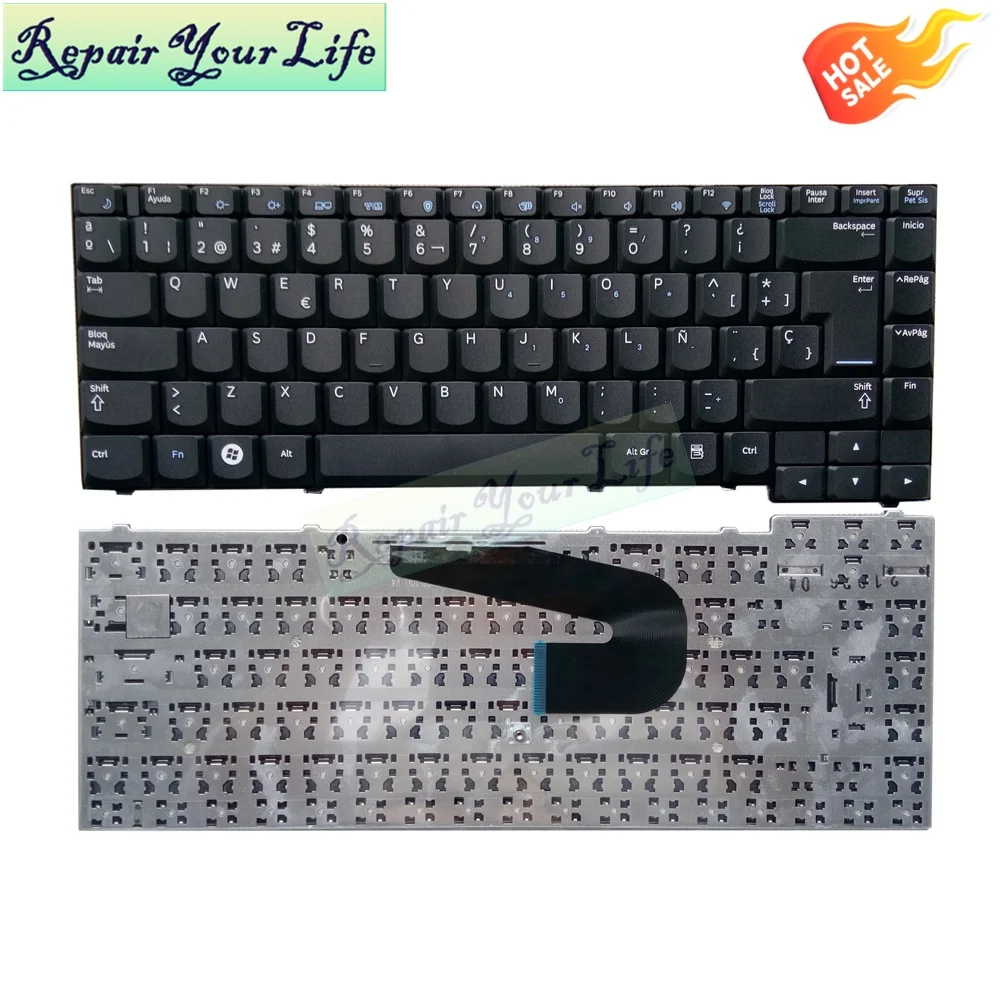 Новая клавиатура с испанской раскладкой для Samsung NP400B4B NP600B4B S01 NP400B4C A01UK NP200B4B SP