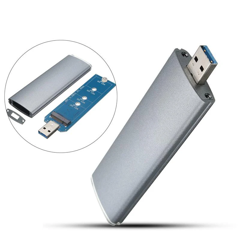M.2 NGFF SSD SATA к USB 3 0 конвертер адаптер чехол внешний корпус для хранения с отверткой |