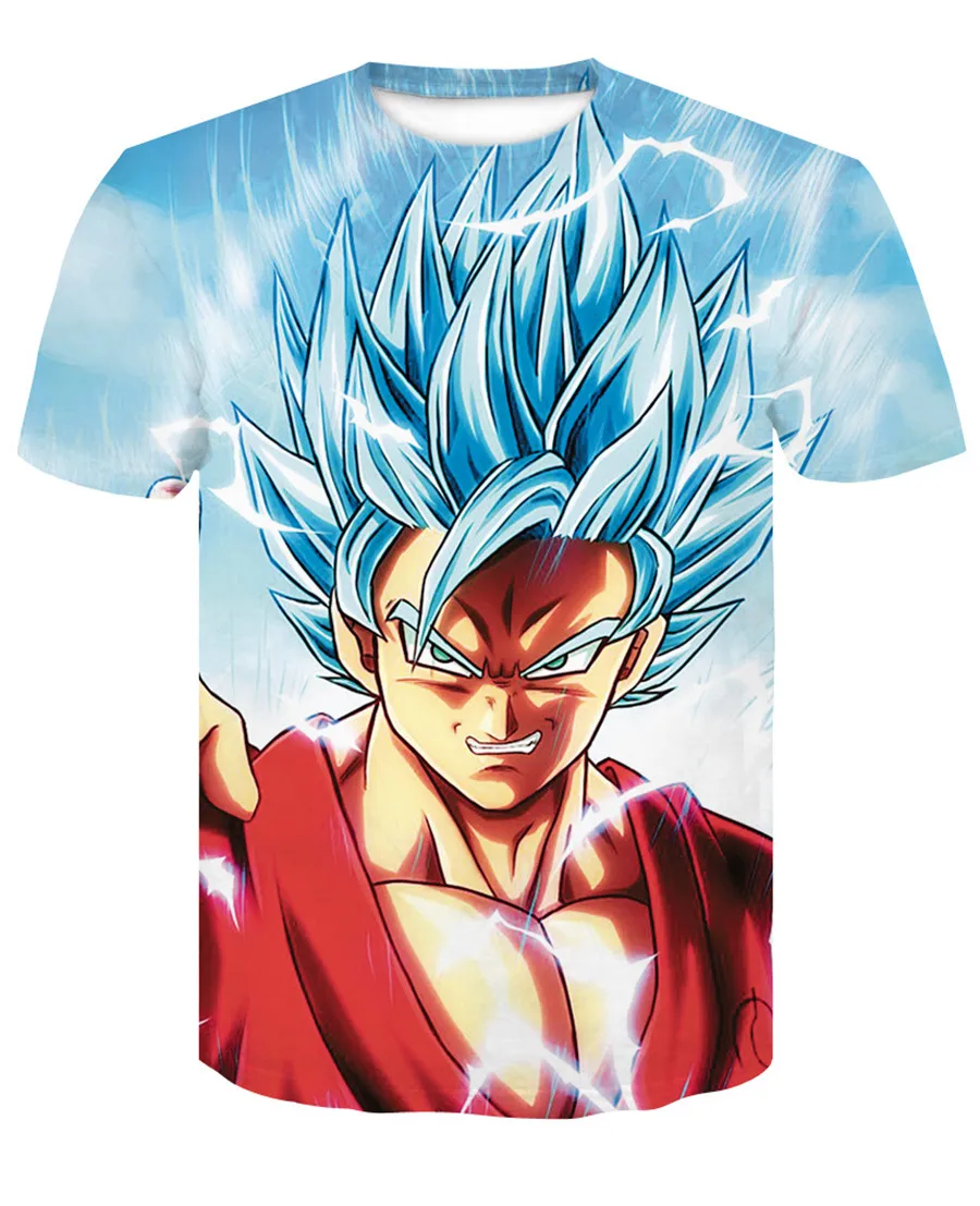 Футболка Коди ландин 3DT футболка DBZ Мужская мультфильм dragon ball Z harajuku Super Saiyan