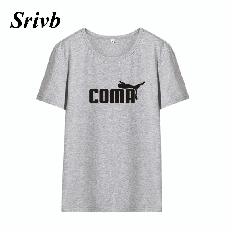 Srivb Кома панк рок Tumblr женская футболка Harajuku плюс размер хипстер хип-хоп летняя |