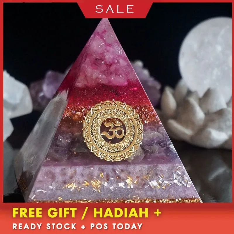 AURA REIKI Orion/Ogan Energy Pyramid Orgonite Energy Converter Emotional Relationships Increase The Frequency Of Love Gift