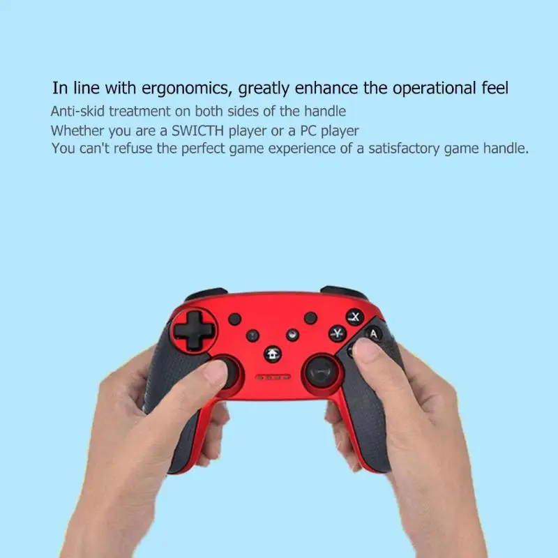 Беспроводной Bluetooth геймпад с вибрацией скриншот оси для Nintend Switch|Геймпады| |