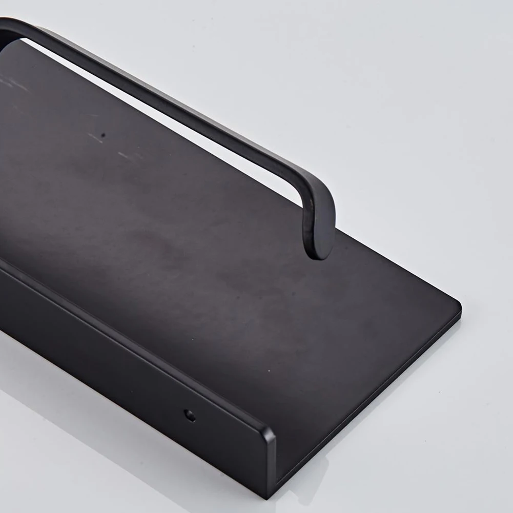 Многофункциональный органайзер для хранения, стойкое настенное крепление, Двухслойное полотенце, алюминиевый сплав, полка для туалетной бумаги, держатель для ванной комнаты, телефона