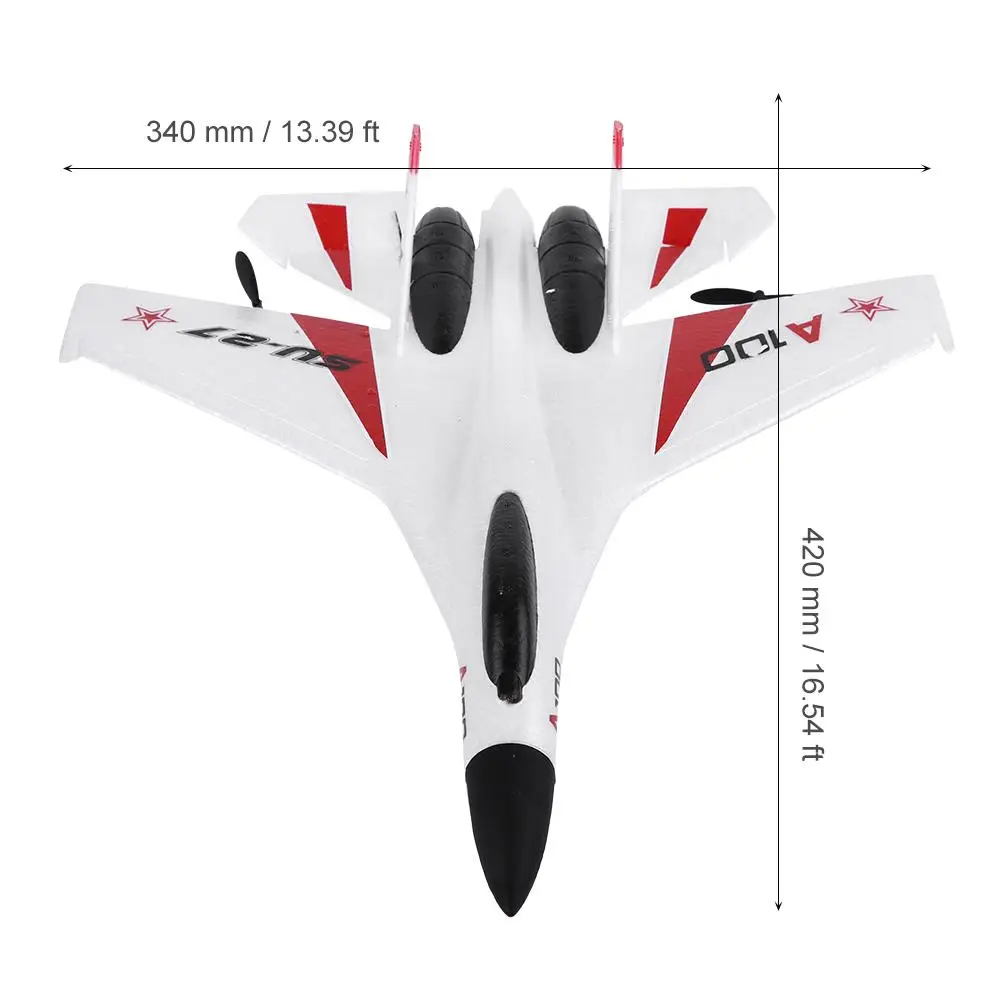 WLtoys XK A100 SU27 3 канала EPP самолёт с фиксированным крылом планер дистанционным