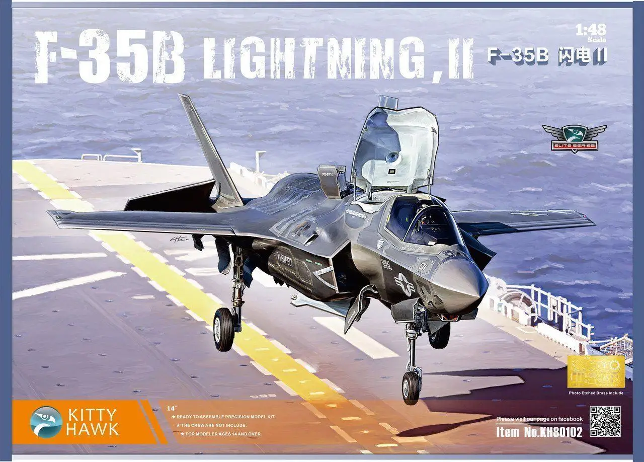 Kitty Hawk 80102 1/48 F 35B lighting II 3 0 Версия в сборе новая модель|Наборы для сборки моделей| |