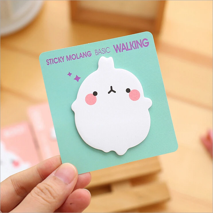 Эллен Брук 4 шт мультфильм кролик Липкие заметки креативный почтовый блокнот Filofax