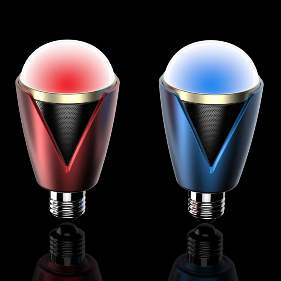 Красочные E27 приложение управления led Смарт bluetooth динамик музыка игра лампы
