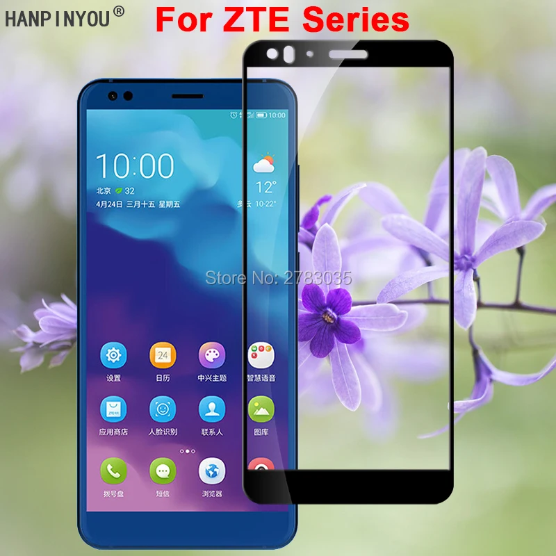 Ультратонкое закаленное стекло для переднего экрана ZTE Blade V9 V8 Z17 Z18 Mini 2.5D |