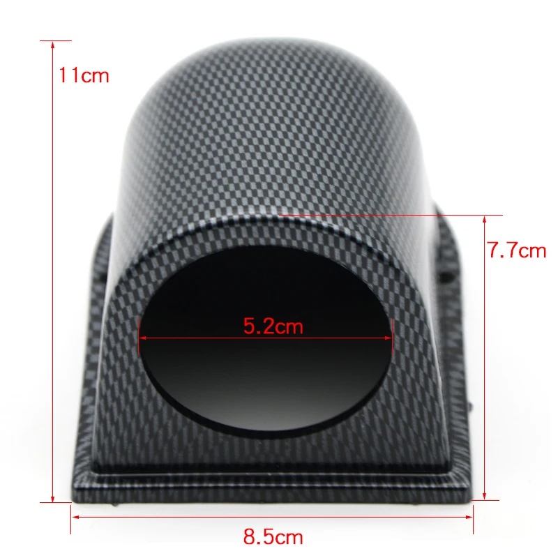 

Universal 2" 52mm 7 colors LED Smoke Face Car Auto Bar Turbo Boost Gauge Meter With Sensor and Holder Cup Lens ABS Accessories