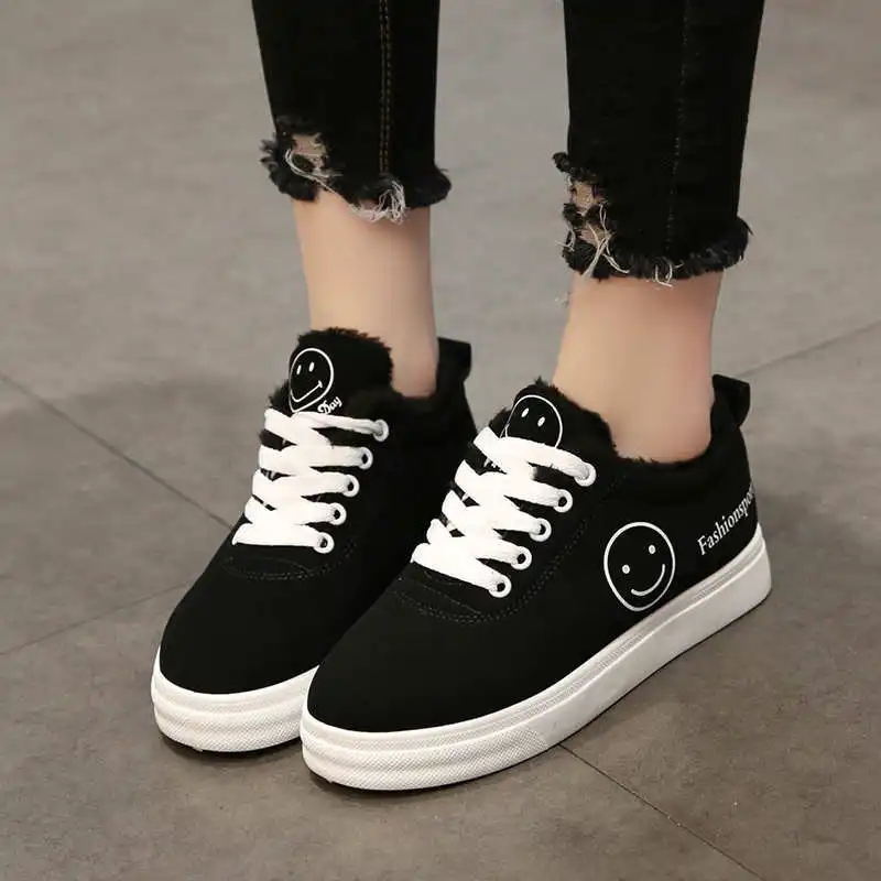 Fashion Lace-Up Women's Vulcanize Shoes Low Cross-tied Canvas Cartoon Animation Breathable Sneakers | Обувь