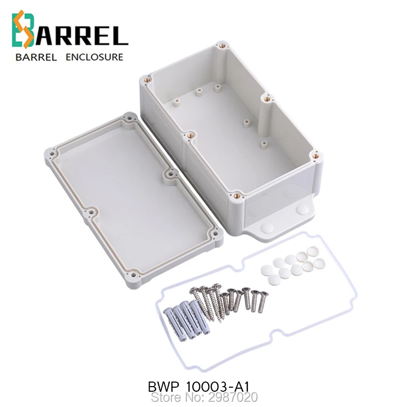200*94*60mm plastic IP68 wall mounted electronic project enclosure wire connection junction box outdoor weatherproof case | Обустройство