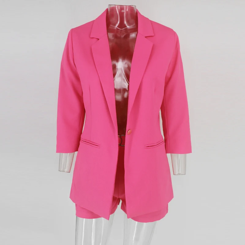 DRESSMECB комплект из двух частей женский летний Повседневный блестящий топ шорты