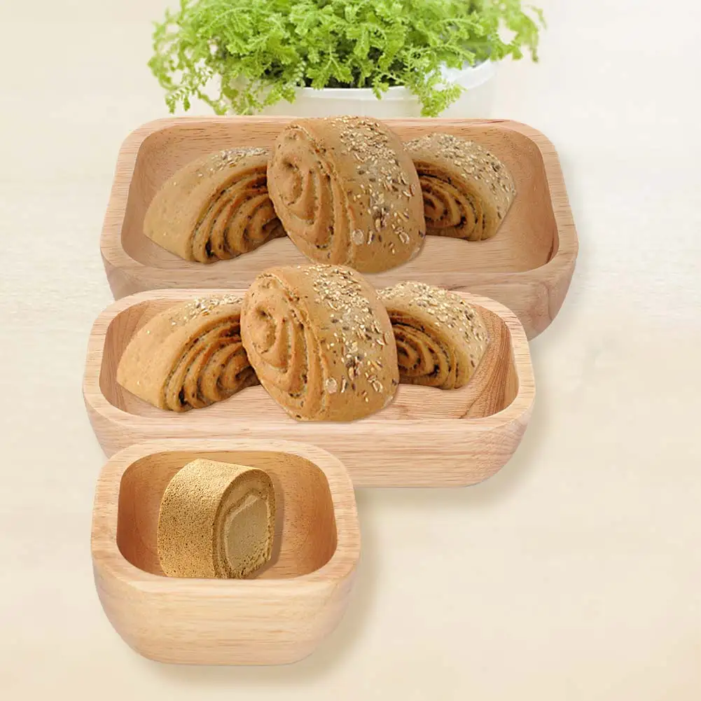 Домашняя деревянная тарелка фруктовый поднос для закусок чая ресторана|Чаши| |