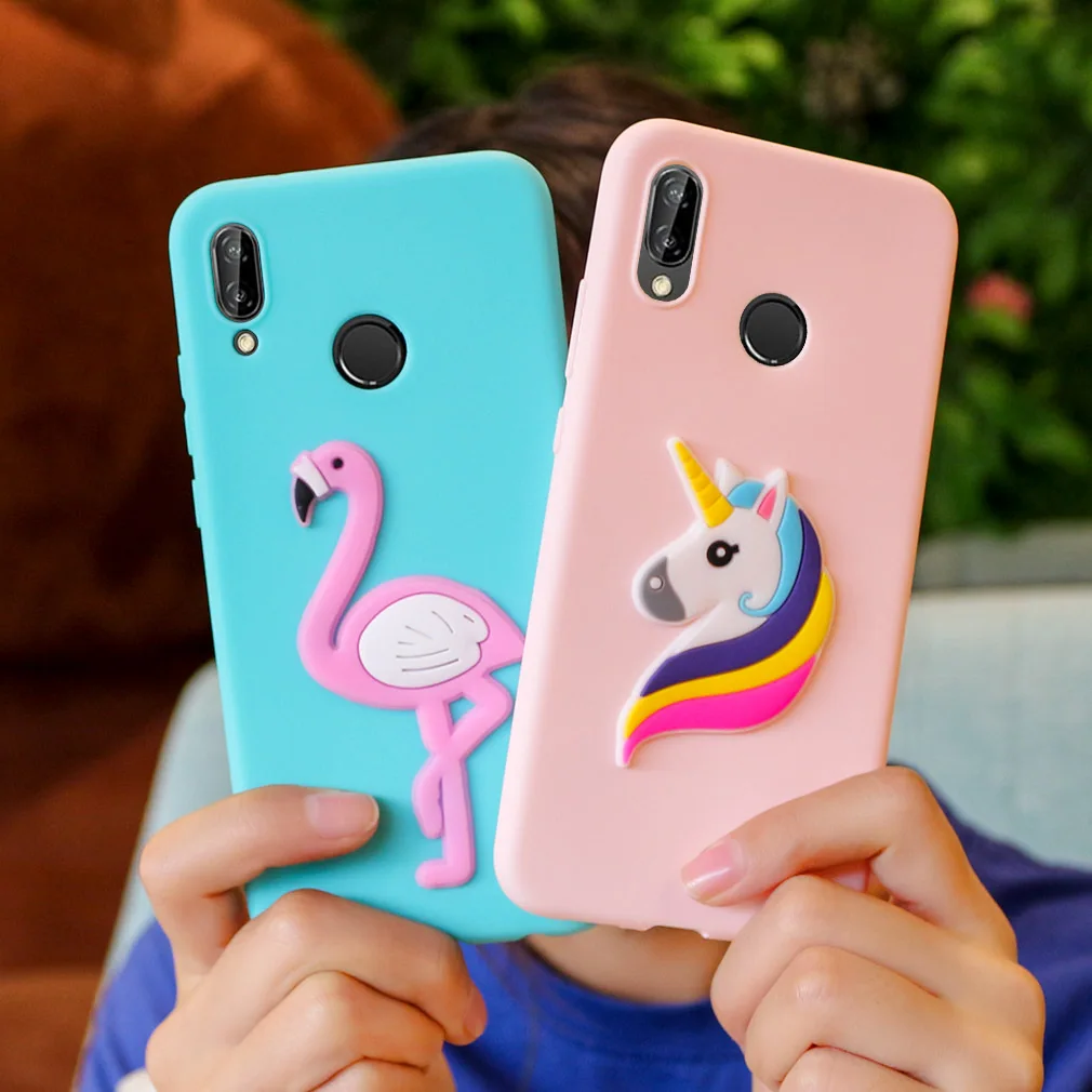 Мягкий чехол для huawei P20 Lite ультра тонкая задняя крышка силиконовый 3D бренд