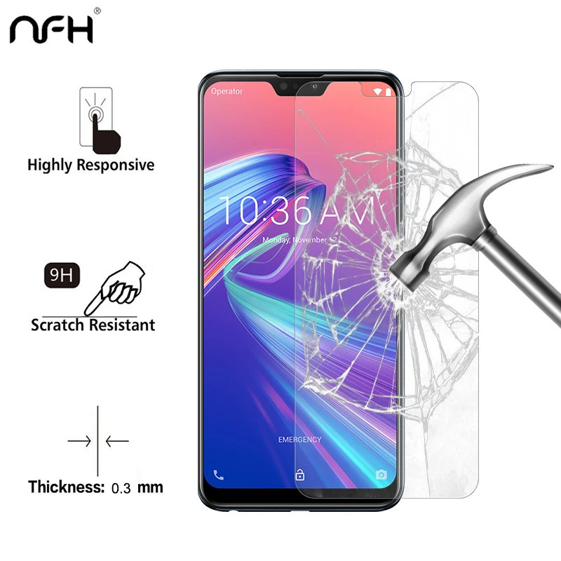 2.5D Закаленное стекло для ASUS ZenFone Max Pro M2 защита экрана ZB631KL 9H пленка на | Мобильные