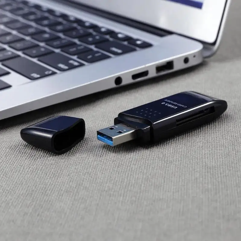 Мини Портативный USB3.0 Порты и разъёмы высокое Скорость 2 в 1 SDXC + устройство для